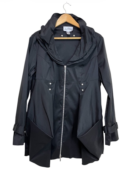 Joseph Ribkoff Jackets & Blazers - Joseph Ribkoff Unique Black Water Resistant Jacket Made in Canada 🇨🇦